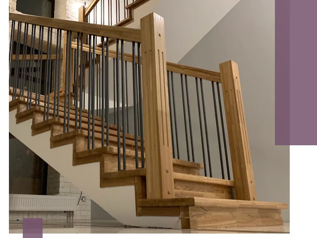 Реставрация деревянных и металлических лестниц в Балашихе