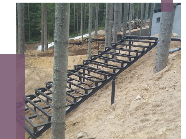 Монтаж металлических лестниц в Балашихе от 13585 руб. 