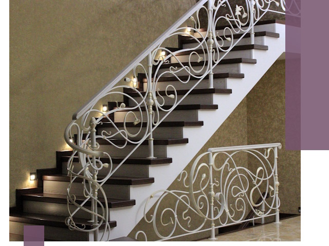 Кованые лестницы под ключ в Балашихе — изготовление и монтаж