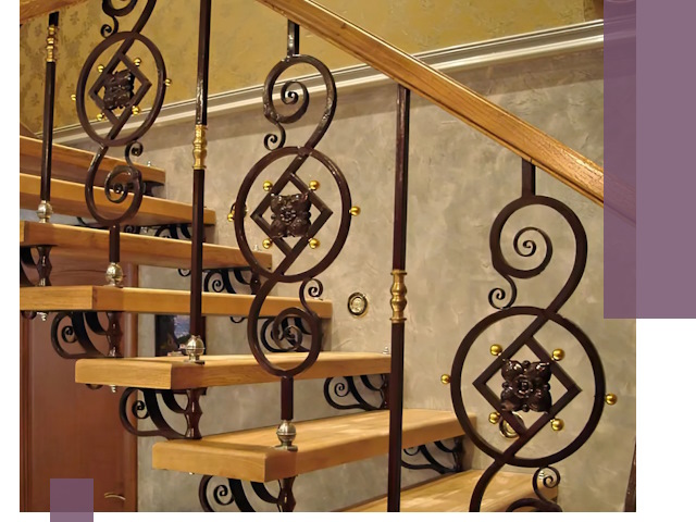 Изготовление кованых лестниц под ключ в Балашихе