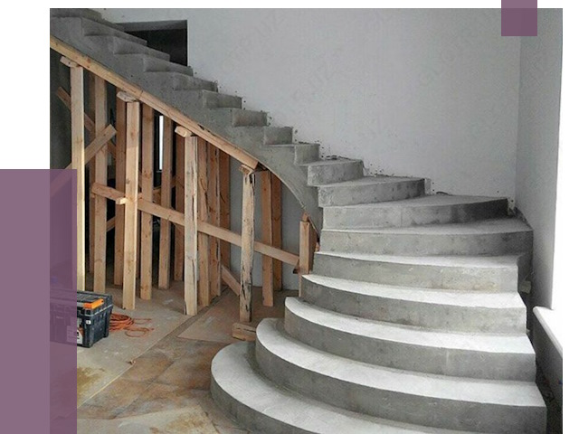 Изготовление бетонных лестниц под ключ в Балашихе от 19993 руб. | ПРОЛЁТ-Блш
