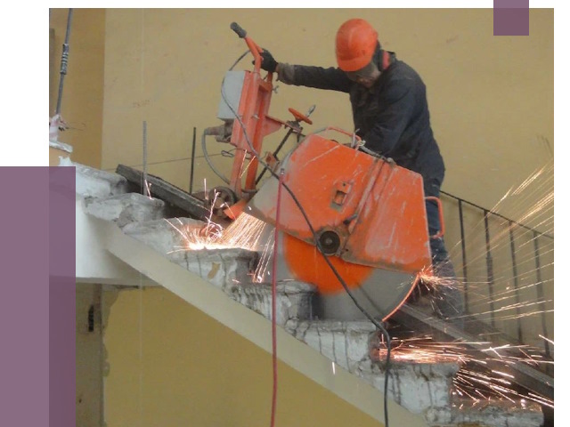 Демонтаж бетонных лестниц в Балашихе от 4614 руб. за м2 | ПРОЛЁТ-Блш