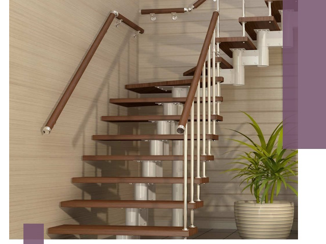 Изготовление модульных лестниц под ключ в Балашихе