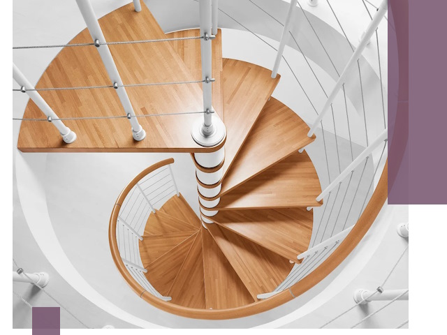 Изготовление винтовых лестниц под ключ в Балашихе