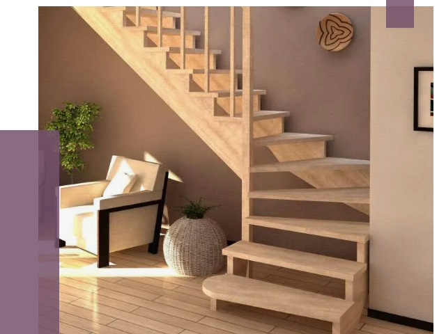 Изготовление Г-образных лестниц в Балашихе от 18968 руб. 