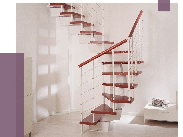 Изготовление лестниц на больцах в Балашихе от 9740 руб. | ПРОЛЁТ-Блш