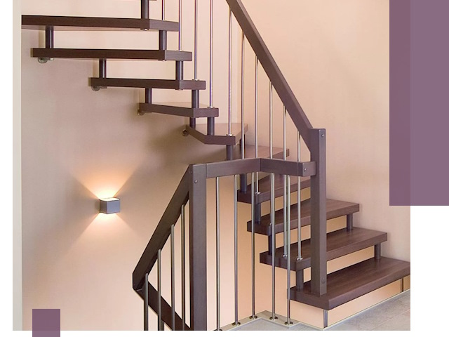 Изготовление лестниц на больцах в Балашихе под ключ