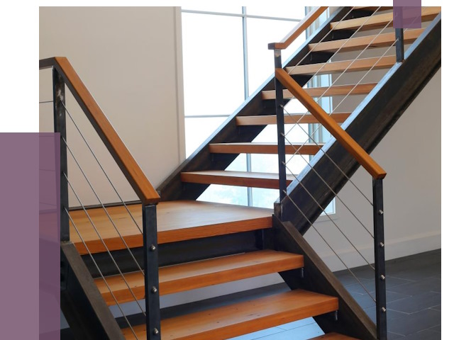 Изготовление лестниц на металлокаркасе в Балашихе от 18968 руб. | ПРОЛЁТ-Блш