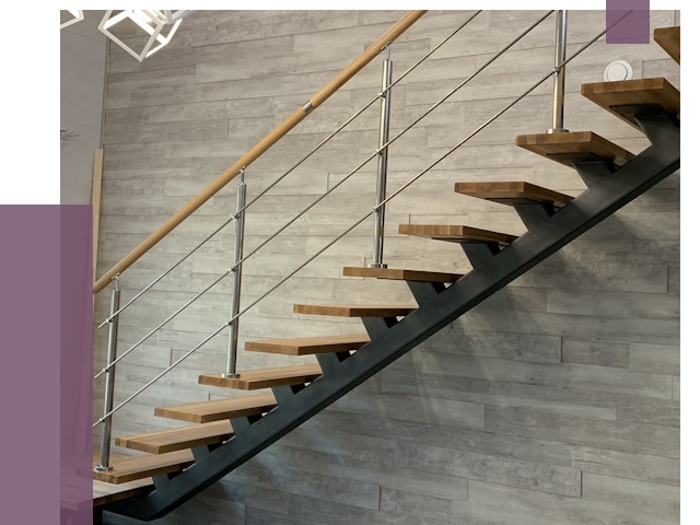 Изготовление лестниц на монокосоуре в Балашихе от 76385 руб. 