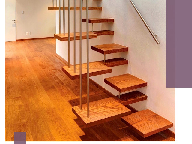 Лестницы «гусиный шаг» на заказ в Балашихе для узких пространств