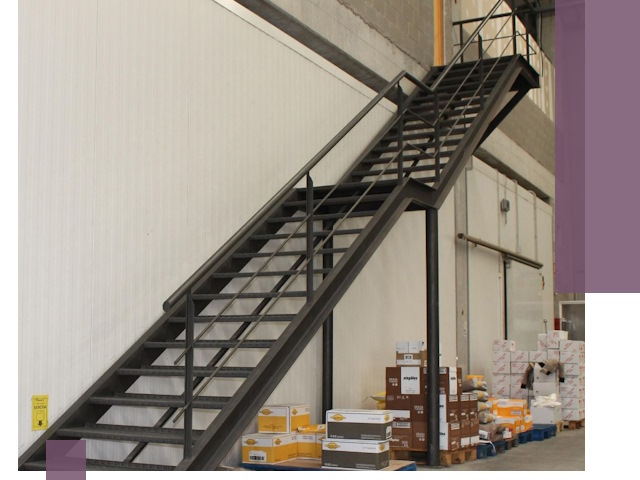 Лестницы для производства в Балашихе — изготовление и монтаж