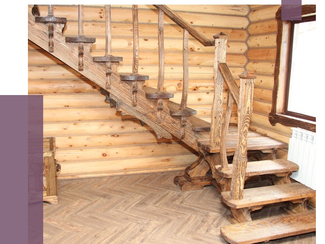 Лестницы в баню в Балашихе от 19173 руб. — изготовление | ПРОЛЁТ-Блш