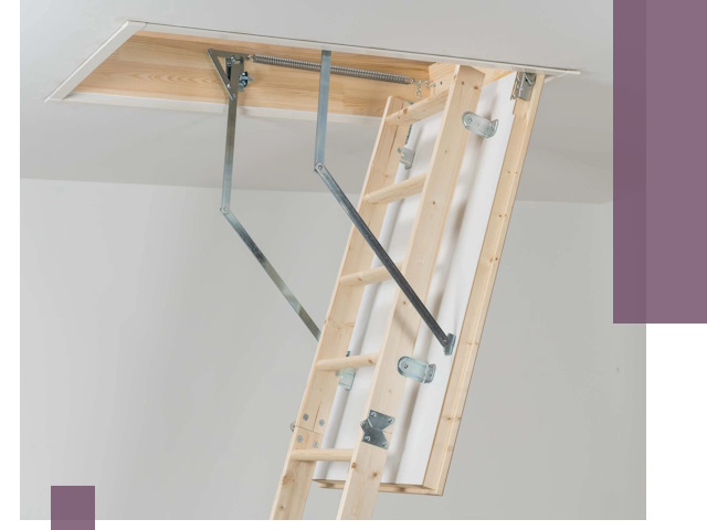 Установка чердачной лестницы под ключ в Балашихе