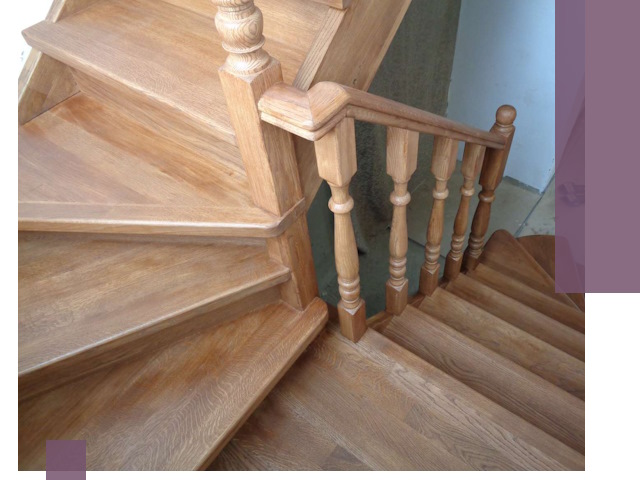 Дубовые лестницы под ключ в Балашихе: изготовление и монтаж