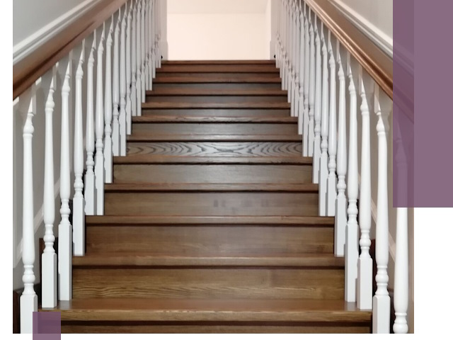 Лестницы из ясеня на заказ в Балашихе — изготовление и монтаж