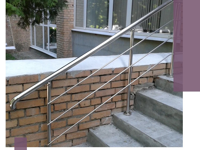Перила из нержавеющей стали высокого качества в Балашихе