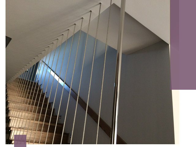 Тросовые перила под ключ в Балашихе — производство и монтаж