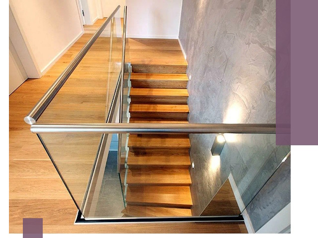 Перила для лестницы в доме — изготовление и монтаж в Балашихе