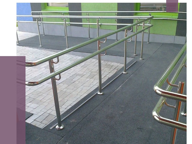 Ограждения пандусов в Балашихе от 4358 руб. монтаж | ПРОЛЁТ-Блш