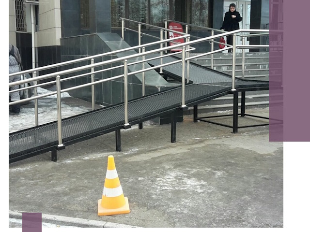 Стационарные пандусы под ключ в Балашихе — изготовление и монтаж