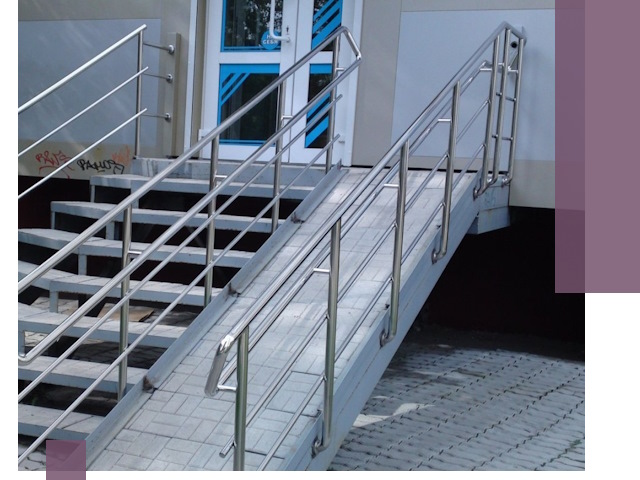 Пандус на крыльцо под ключ в Балашихе: монтаж и изготовление