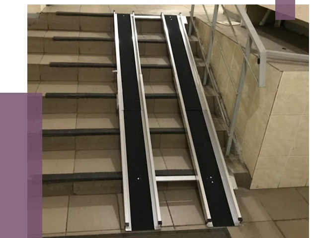 Установка пандуса в подъезд в Балашихе от 7997 руб. под ключ | ПРОЛЁТ-Блш