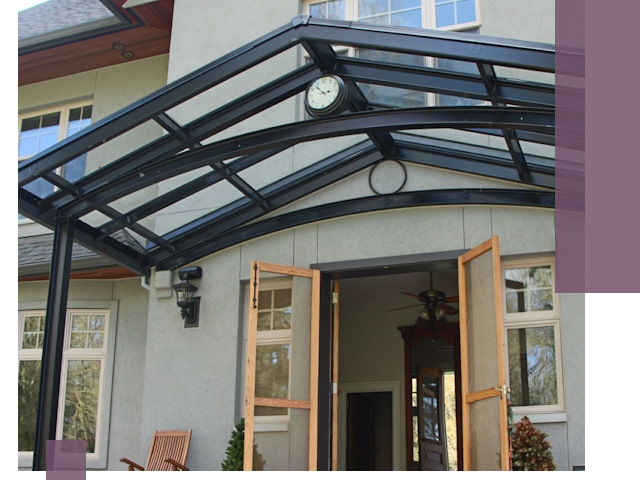 Изготовление и монтаж навесов и козырьков в Балашихе