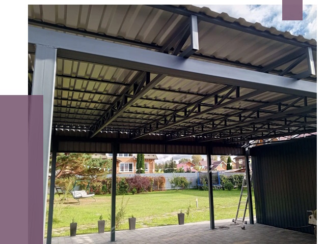 Монтаж навесов в Балашихе от 7382 руб. — установка навеса | ПРОЛЁТ-Блш