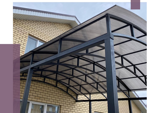 Монтаж козырьков в Балашихе от 11535 руб. | ПРОЛЁТ-Блш