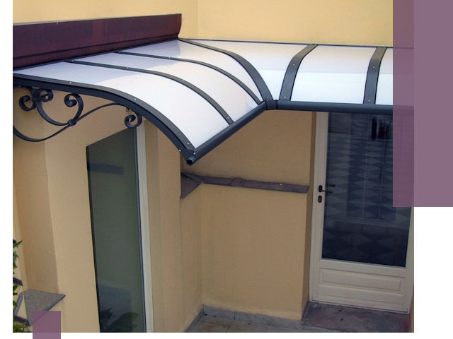 Монтаж козырьков любой сложности в Балашихе под ключ