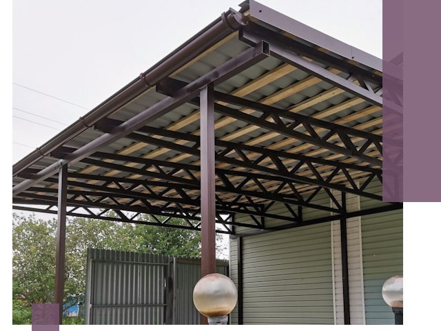 Навесы под ключ в Балашихе: изготовление, монтаж и гарантия