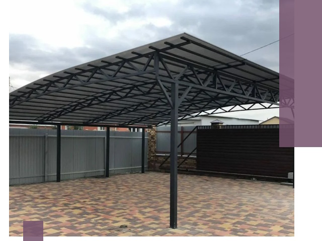 Недорогие навесы под ключ в Балашихе — изготовление и монтаж