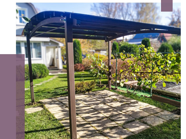 Навесы для дачи в Балашихе от 12765 руб. под ключ — ПРОЛЁТ-Блш