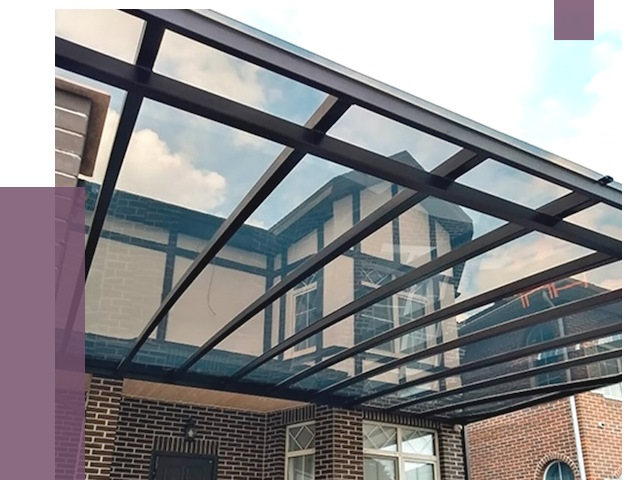 Навесы из поликарбоната в Балашихе от 8633 руб. под ключ — ПРОЛЁТ-Блш