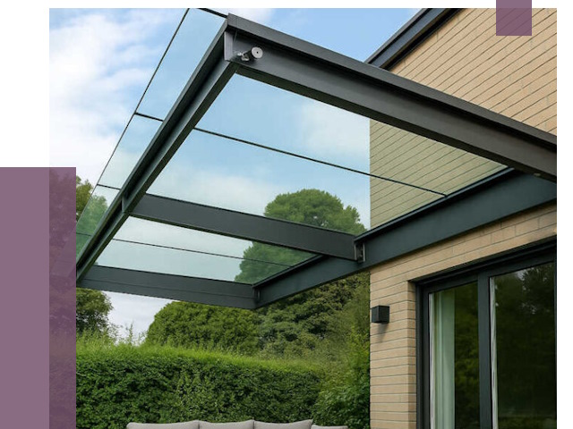 Стеклянные навесы и козырьки в Балашихе от 12304 руб.