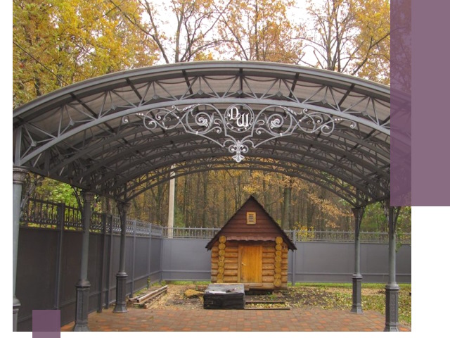 Кованые навесы премиум-класса под заказ в Балашихе