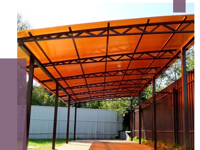 Односкатные навесы под ключ в Балашихе от 13175 руб. 