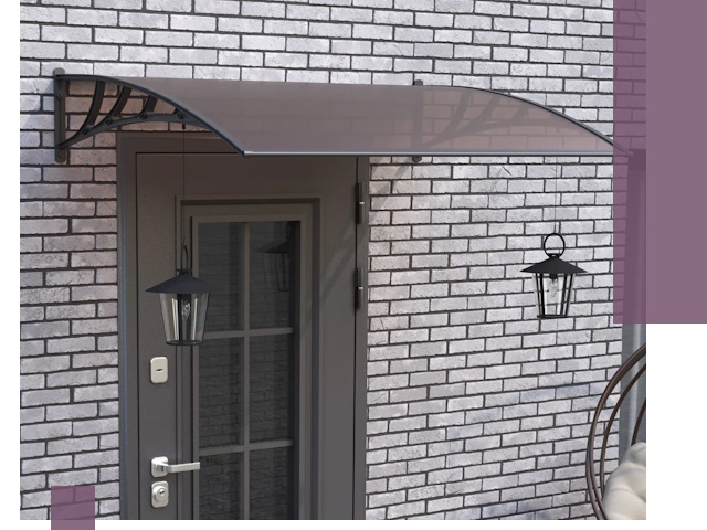 Недорогие козырьки и навесы под ключ в Балашихе