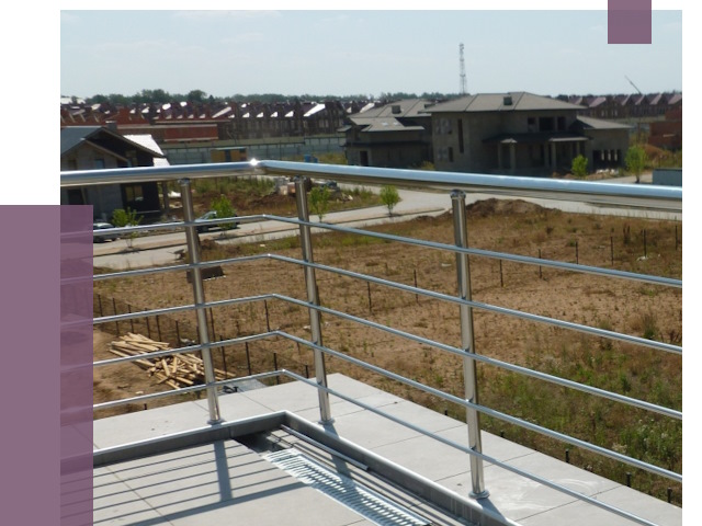 Парапеты из нержавеющей стали в Балашихе от 7997 руб. за м² | ПРОЛЁТ-Блш