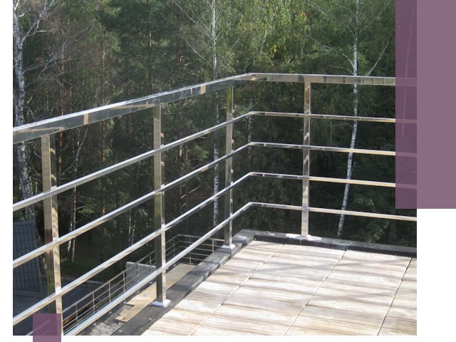 Парапеты из нержавеющей стали в Балашихе — изготовление и монтаж