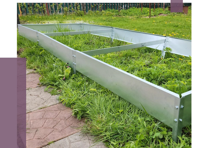 Металлические бордюры для грядок в Балашихе от 1794 руб. 