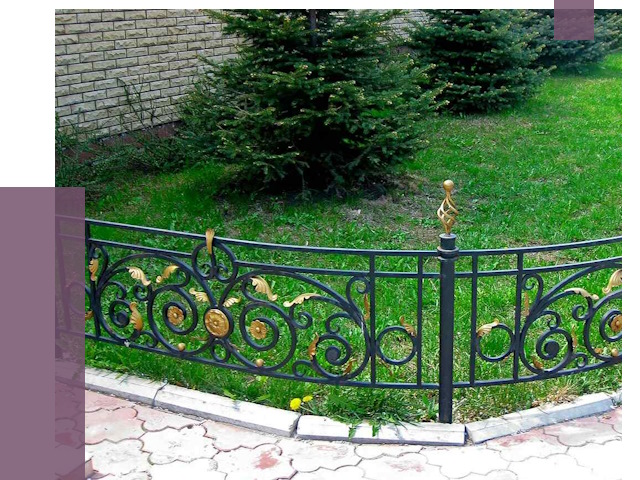 Кованые газонные ограждения в Балашихе от 7638 руб. — ПРОЛЁТ-Блш
