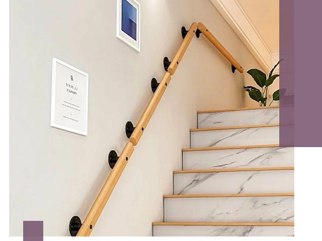 Поручни металлические и деревянные под ключ в Балашихе